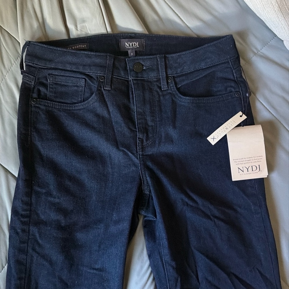 NYDJ Bootcut Dark Jeans in size 2 (X-long)